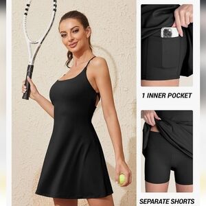 Golf/tennis Dress With Separate  Shorts